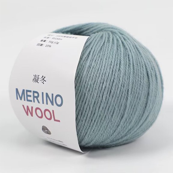Merino Wool Yarn, Warm And Soft Yarn, Suitable For Hand-Knitting And Crochet, Medium Thickness, Suitable For Handmade Diy Clothes, Scarves, Hats