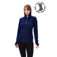 thumbnail image 1 of Merino.tech Merino Wool Hoodie Women - Slim Fit 100% Merino Wool Base Layer Women Half Zip Thermal Long Sleeve Shirt & Socks, 1 of 7