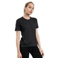 thumbnail image 1 of Merino.tech Women’s 100% Merino Wool T Shirt Lightweight 𝗕𝗿𝗲𝗮𝘁𝗵𝗮𝗯𝗹𝗲 Short Sleeve Base Layer Tee for Travel Hiking and Everyday Wear, 1 of 6