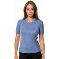 thumbnail image 1 of Merino.tech Women's Short Sleeve T-Shirt - 𝗕𝗿𝗲𝗮𝘁𝗵𝗮𝗯𝗹𝗲 Merino Wool Tee, XS - Dark Blue, 1 of 10