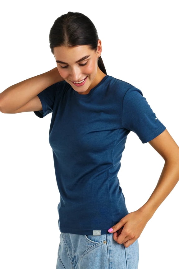 Merino.tech Merino Wool Shirt Women - 100% Merino Wool Base Layer Women Short Sleeve Tee