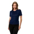 thumbnail image 1 of Merino.tech Women’s 100% Merino Wool T Shirt Lightweight 𝗕𝗿𝗲𝗮𝘁𝗵𝗮𝗯𝗹𝗲 Short Sleeve Base Layer Tee for Travel Hiking and Everyday Wear, 1 of 6