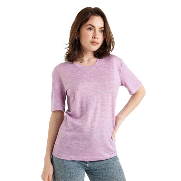 Merino.tech Merino Wool Shirt Women - 100% Merino Wool Base Layer Women Short Sleeve Tee
