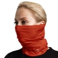 thumbnail image 1 of Merino.tech Neck Gaiter - 𝗦𝗼𝗳𝘁 Merino Wool Face Cover for Men and Women, Rusty Orange - Single, 1 of 6