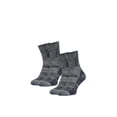 thumbnail image 1 of Merino.tech Merino Wool Hiking Socks for Men and Women 𝗖𝗿𝗲𝘄 Socks (Oatmeal Black Pack of 2, 9-11), 1 of 8