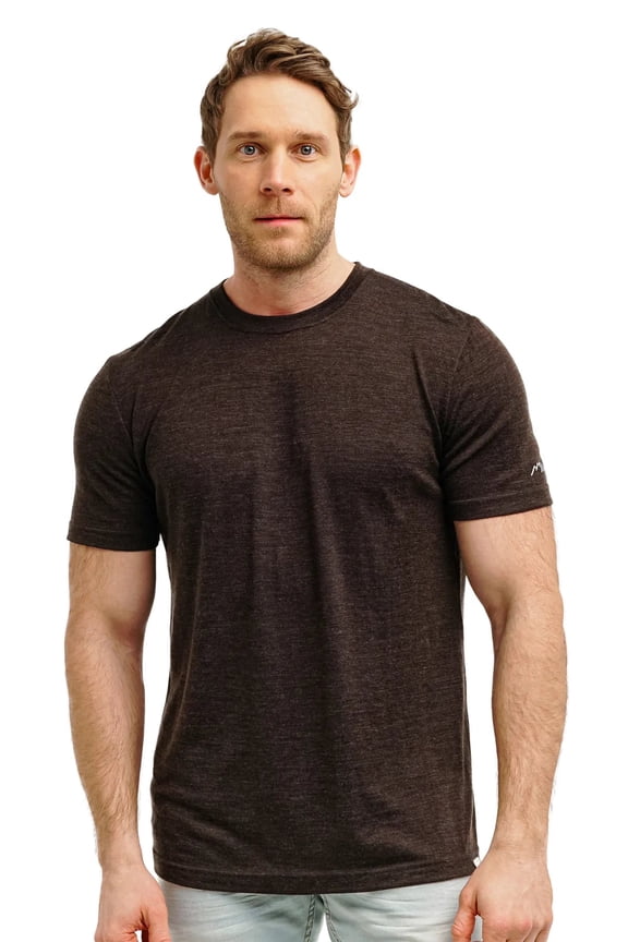 Merino.tech Merino Wool T-Shirt Mens - 100% Merino Wool Undershirt Lightweight Base Layer