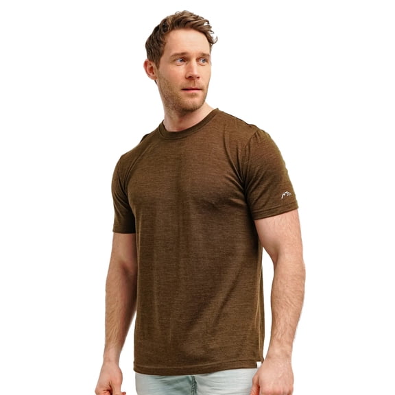 Merino.tech Merino Wool T-Shirt Mens - 100% Merino Wool Undershirt Lightweight Base Layer
