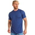 thumbnail image 1 of Merino.tech Men's Short Sleeve T-Shirt - 𝗟𝗶𝗴𝗵𝘁𝘄𝗲𝗶𝗴𝗵𝘁 Merino Wool Tee, Windsor Blue - XL, 1 of 9
