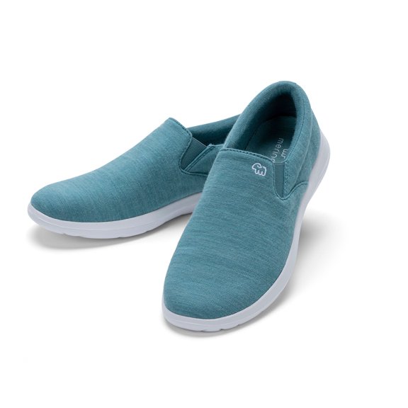 Merinos Women's Slip On Mist Green - Size 8 - Wide