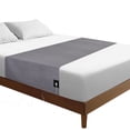 thumbnail image 1 of Merisky Grounding Sheets, Grounded Half Flat Bed Sheets 24"x110" Fit All Bed Sizes, Conductive Sheets with Cord & Clips, 5% Silver Fiber Earth Connected Sheet for Sleep (Gray, 1 Pack), 1 of 6