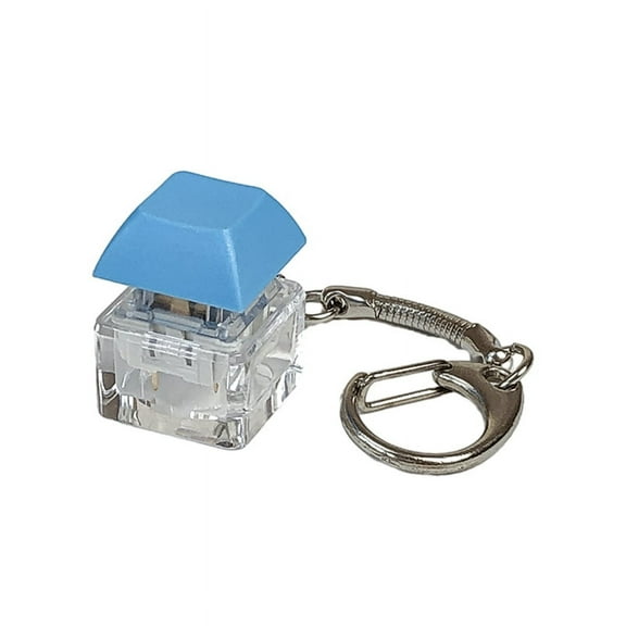 Merit  1 Muyu Decompression Keychain Mechanical Keyboard Button Keyring Fingertip Key Cap Pendant Antistress Toy