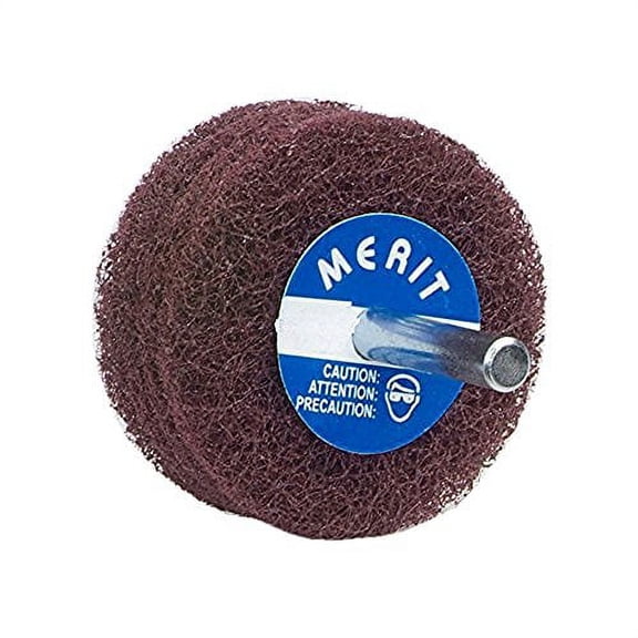 Merit Abrasives Abrasotex Disc Wheels, 2 x 1, Medium - 10 BX (481-08834131554)