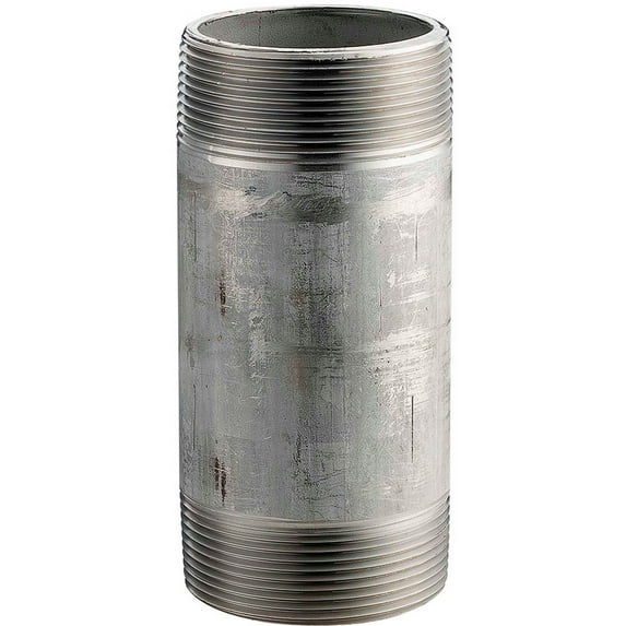 Merit Brass 3/4" X 3" 304 Stainless Steel Pipe Nipple
