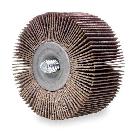 Merit Flap Wheel,AO,2x1/2x1/4-20 Shank,80G 08834131583