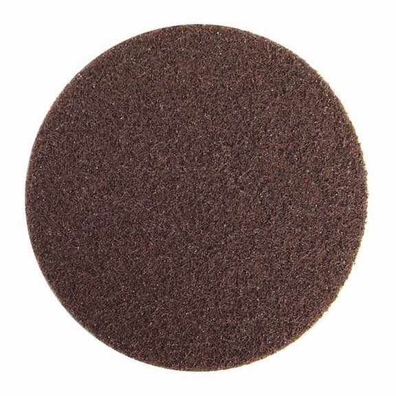 Hook-and-Loop Surface Conditioning Disc, 5" Dia, No Hole, Aluminum Oxide, 50 Grit, Non-Woven Type