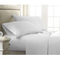 thumbnail image 1 of Merit Linens Luxury Hotel Quality Soft Embossed Checker 4 Piece Bed Sheet Set - Full - White, 1 of 2