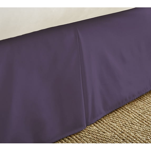 Merit Linens Premium Pleated Bed Skirt Dust Ruffle