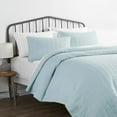 thumbnail image 1 of Merit Linens Premium Ultra Soft Square Pattern Quilted Coverlet Set, 1 of 5