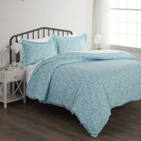 Merit Linens  Premium Ultra Soft Wheat Pattern 3 Piece Duvet Set