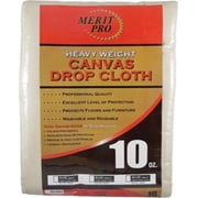 Merit Pro 2045 4 x 15 ft. Heavy Weight Canvas Drop Cloth - 10 oz.