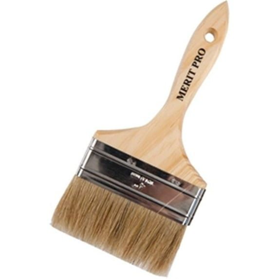 Merit Pro 29 4 in. White Bristle Double Thick Chip Brush - Pack of 2