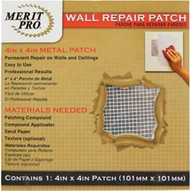 Merit Pro 3200 4 x 4 in. Metal Wall Repair Patch