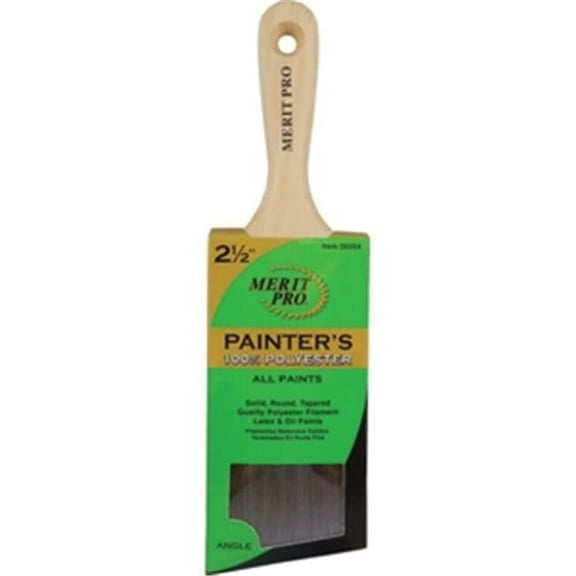 Merit Pro 354 2.5 in. Painters Professional Angle Short Handle Brush