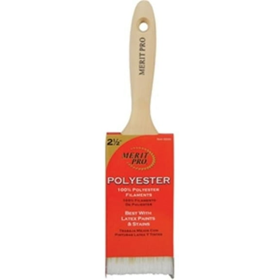 Merit Pro 45 2.5 in. 100 Percent Polyester Beavertail Brush