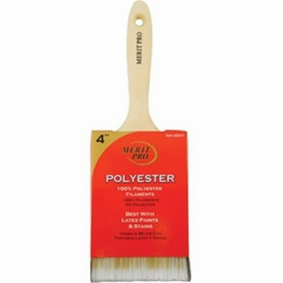 Merit Pro 47 4 in. 100 Percent Polyester Beavertail Brush