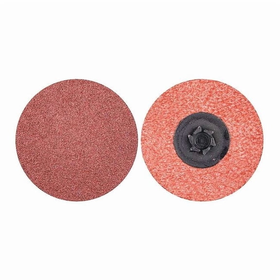 Merit Quick-Change Sand Disc,2 in Dia,TP,PK100 69957399773