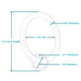 thumbnail image 1 of Meriville  1.5-Inch Inner Diameter Metal Curtain Rings with Eyelets Black - Set of 28, 1 of 5