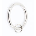 thumbnail image 1 of Meriville  1.5-Inch Inner Diameter Metal Curtain Rings with Eyelets Satin Nickel - Set of 28, 1 of 5