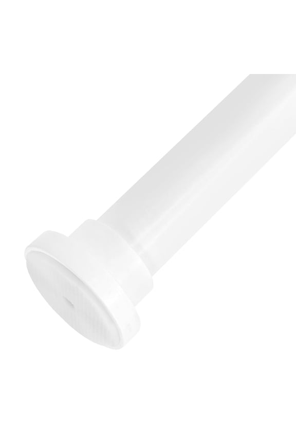 1" Tension Curtain Rod, Adjustable 16–24 Inches, Off White