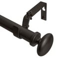 thumbnail image 1 of MERIVILLE 1" Single Curtain Rod Set, Adjustable 84-120 Inches, Prima Finials, Oil-Rubbed Bronze, 1 of 9
