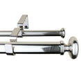 thumbnail image 1 of Meriville 1-Inch Diameter Prima Telescoping Double Window Treatment Curtain Rod, 28-Inch to 48-Inch, Satin Nickel, 1 of 1