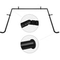 thumbnail image 1 of MERIVILLE 1" Bay Window Curtain Rod Set, Adjustable Side 20–37" and Center 38–72", Single Rod, Black, 1 of 11