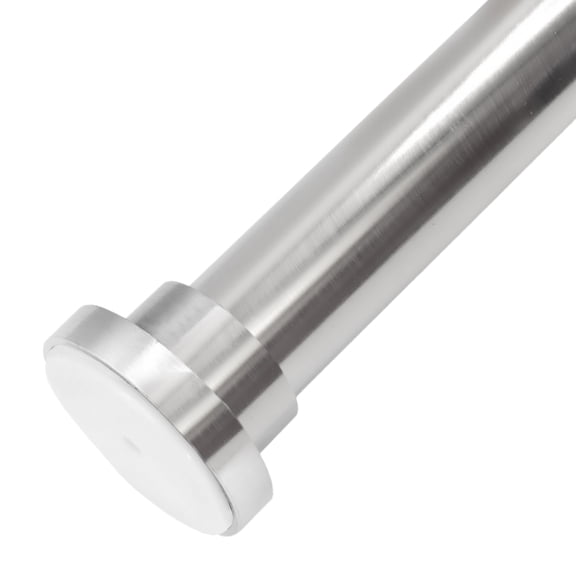 Meriville 1-inch Diameter Metal Tension Rod, Adjustable 18-30, Satin Nickel