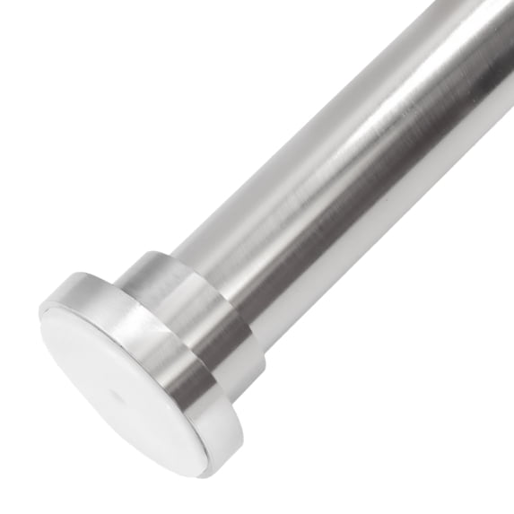 Meriville 1-inch Diameter Metal Tension Rod, Adjustable 18-30, Satin Nickel