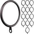 thumbnail image 1 of MERIVILLE Curtain Rings with Eyelets, Set of 14, 1.5" Inner Diameter, Fits Up to 1 1/4" Rod, Oil-Rubbed Bronze, 1 of 2