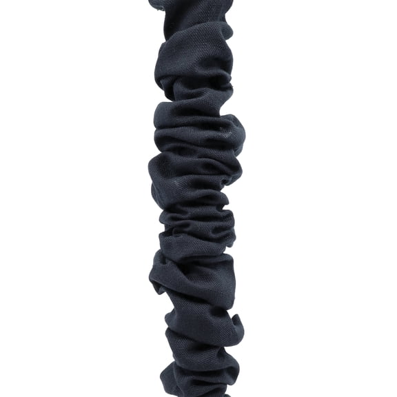 Meriville Linen Fabric Chandelier Chain Cord Cover, 9 ft Length, Black