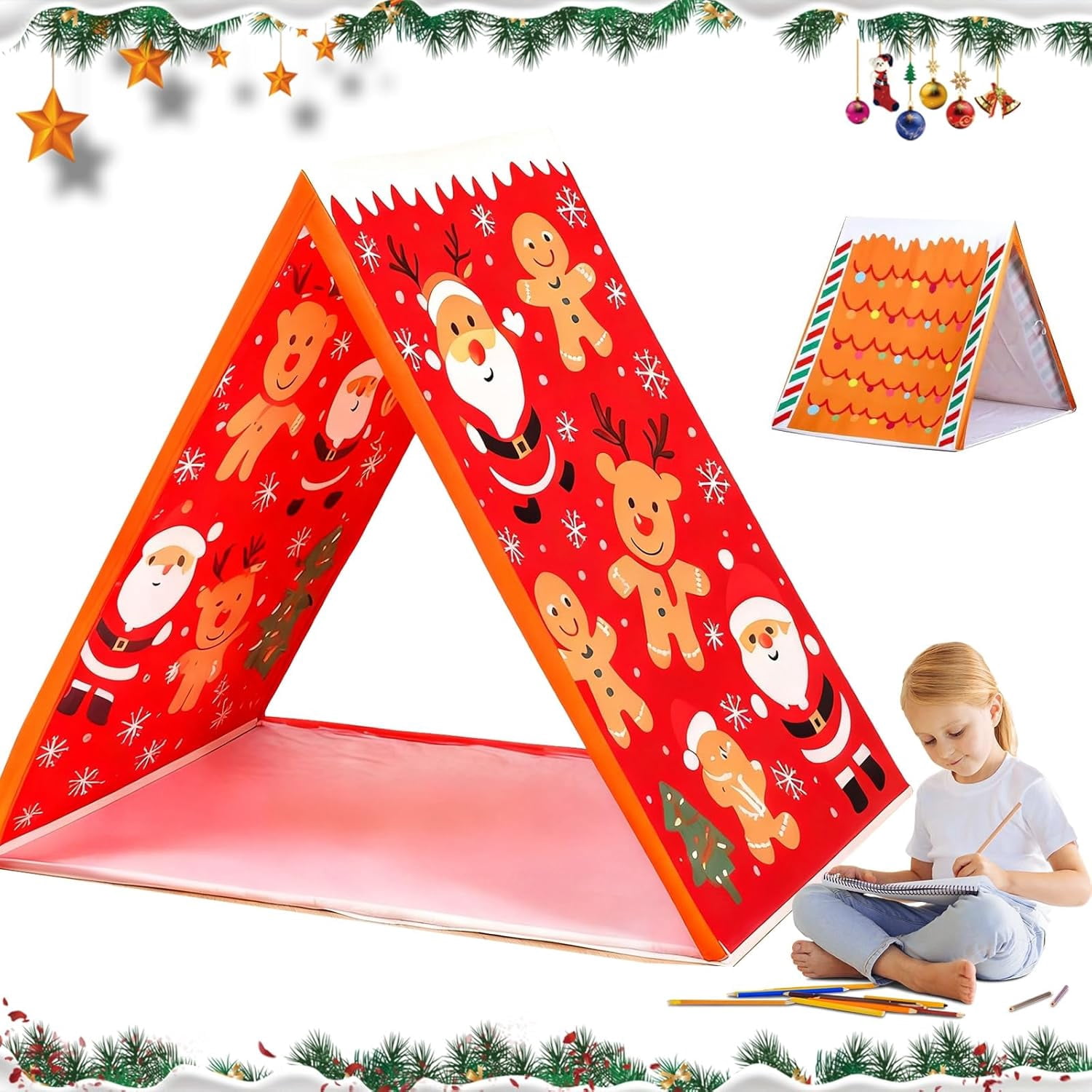 Meriwond Gingerbread House Tent, Fun Christmas Gingerbread House Play ...