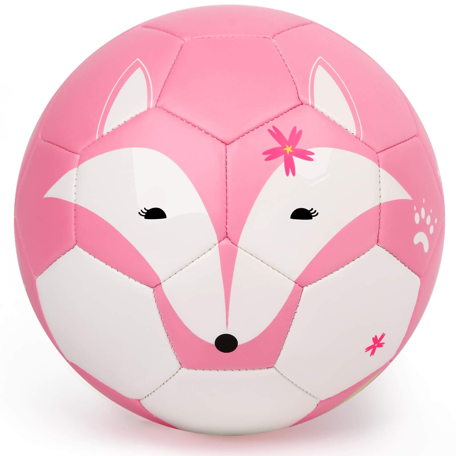 Merkapa Kids Soccer Ball Size 3, Cartoon Soccer Balls Toys for Girls Boys  Toddler Child Gift Outdoor Home Sport with Pump