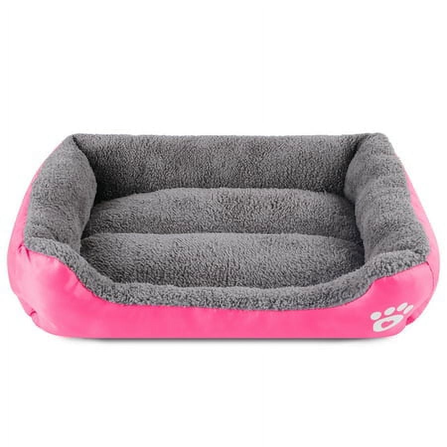 Merkaren Extra Large Washable Dog Bed Deluxe Fluffy Plush Dog Crate Pad，Dog Beds Made for Large, Medium, Small Dogs and Cats, Anti-Slip Dog Crate Bed for Sleeping and Anti Anxiety