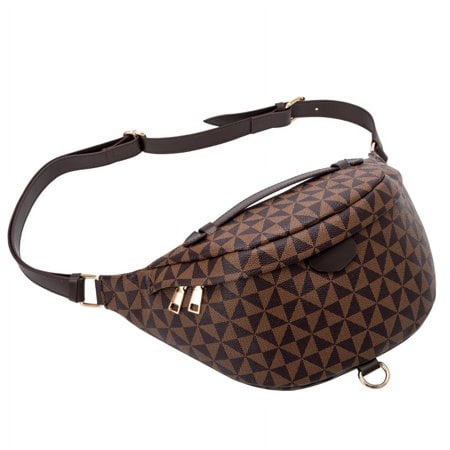 Merkaren Fanny Pack for Women Men, Waist Pack Crossbody Bum Bags for Hiking, Traveling Cycling