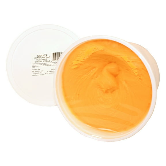 Merkts Sharp Cheddar Cheese Spread, 10 Pound -- 2 per case.