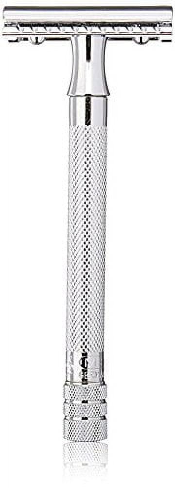 Merkur Safety Razor Long Handle 23c (23001) with Free Gbs Ocean Driftwood Sha...