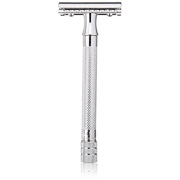 Merkur Safety Razor Long Handle 23c (23001) with Free Gbs Ocean Driftwood Sha...