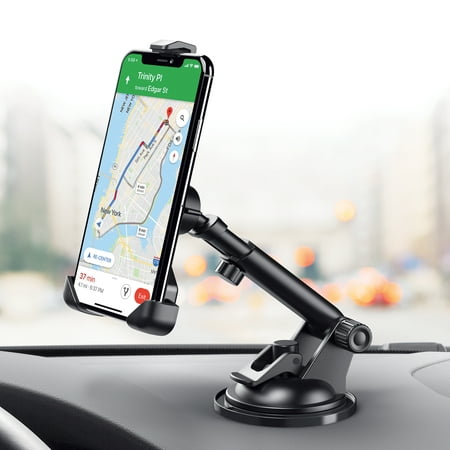 Merkury Extendable Windshield/Dash Mount with Easy Release Phone Holder