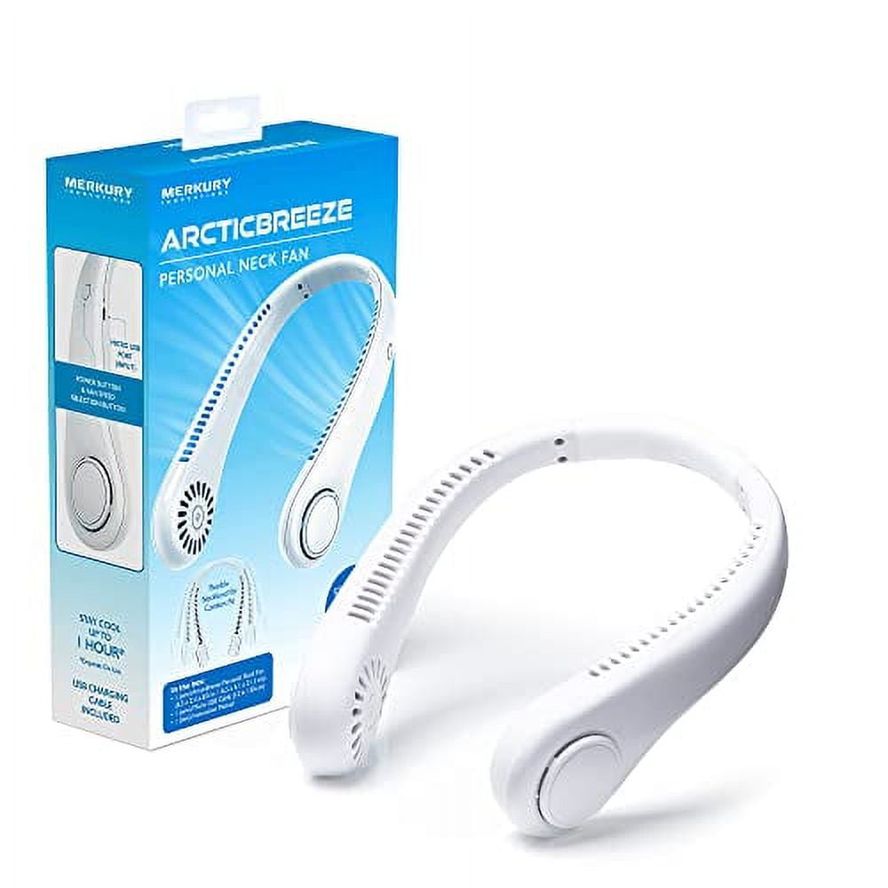 Merkury Innovations Arcticbreeze Personal Cooling Neck Fan, Bladeless