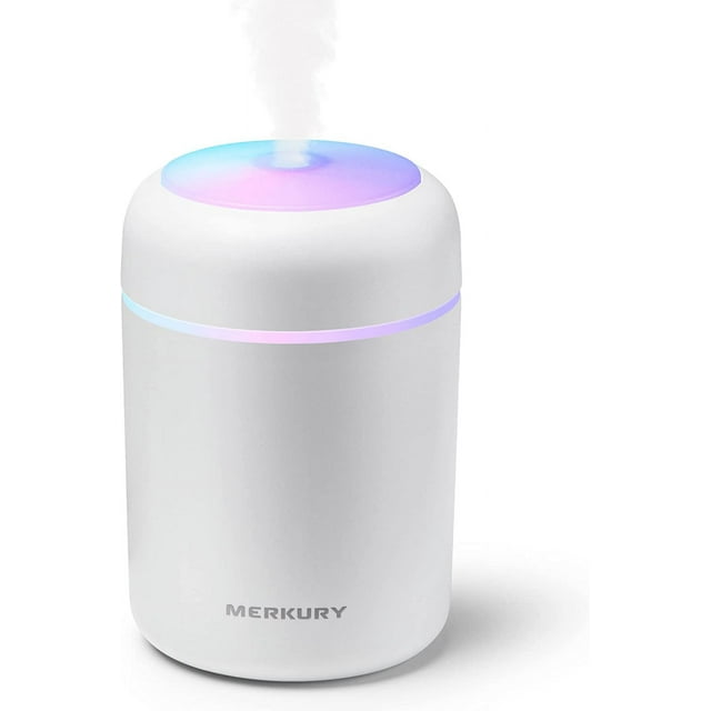 Merkury Innovations Breathe Easy Portable Personal Humidifier, USB